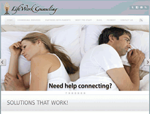 Tablet Screenshot of lifeworkcounseling.net